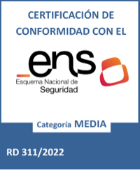 Certificación de conformidad con el Esquema Nacional de Seguridad