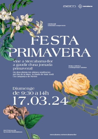 Fiesta de la primavera en Mercabarna-flor
