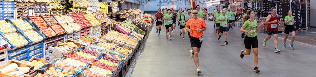 Corredores de la primera carrera Mercabarna en 2016